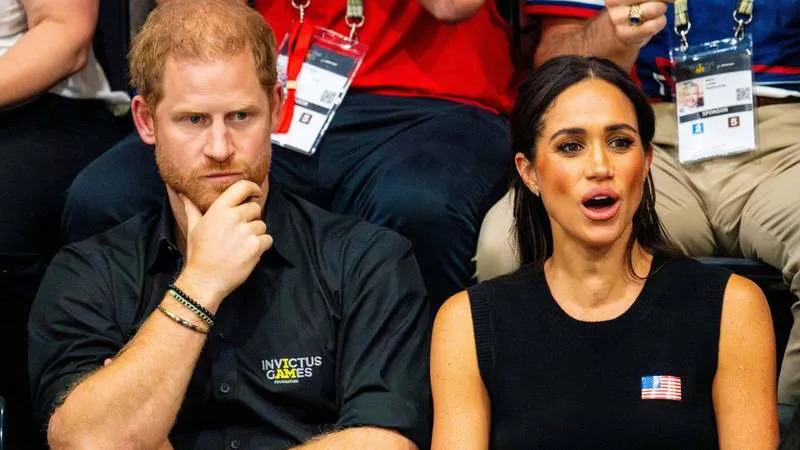 In a 2021 interview with Oprah Winfrey, Meghan Markle said she and Prince Harry were told their son would not be a prince or receive security, meaning the first person of color in the family would not being titled the same way as other royal grandchildren. By: MEGA