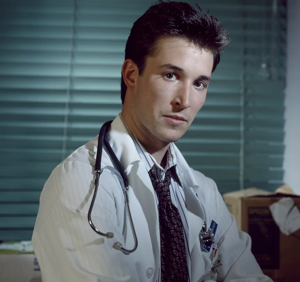 Noah Wyle as John Carter on ER.