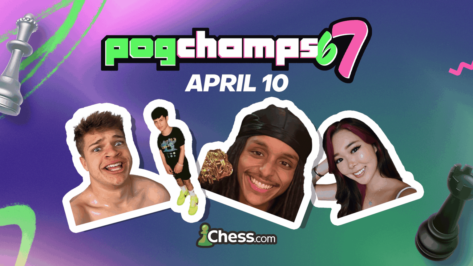 World’s Favorite Celebrity Chess Tournament Is Back With PogChamps 6 7 World's Favorite Celebrity Chess Tournament Is Back With PogChamps 6 7