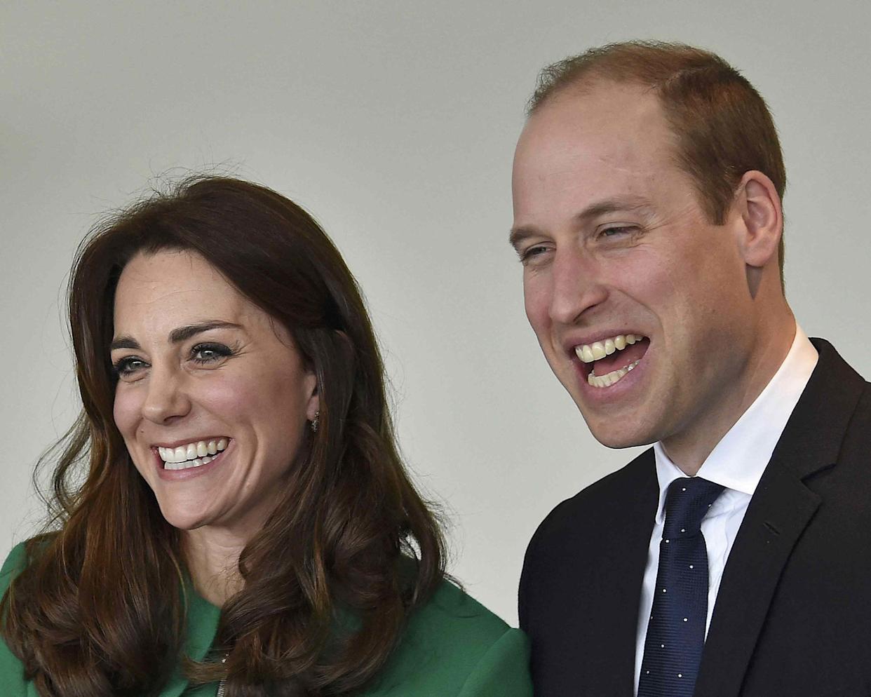 Kate Middleton and Prince William on a visit to St Thomas' Hospital in March 2016.Credit: Getty Images