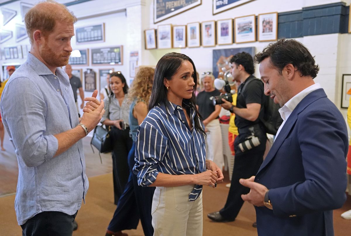 Harry and Meghan chat to Bondi beach terror attack survivor, Elon Zizer