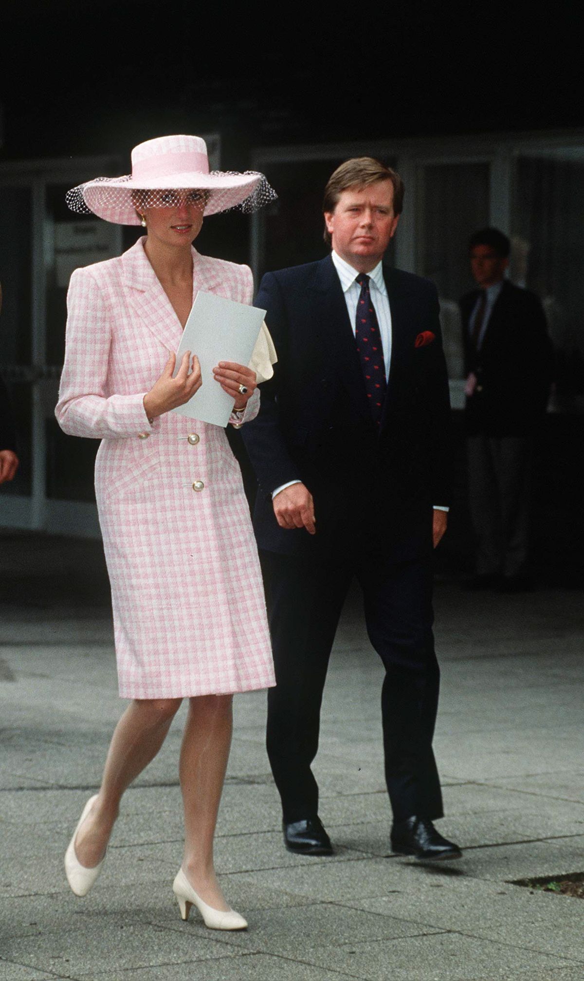 MUNSTER, GERMANY - JUNE 10:  Princess Diana With Her Police Bodyguard, Ken Wharfe, During A Visit To Munster, Germany.  (Photo by Tim Graham Photo Library via Getty Images)