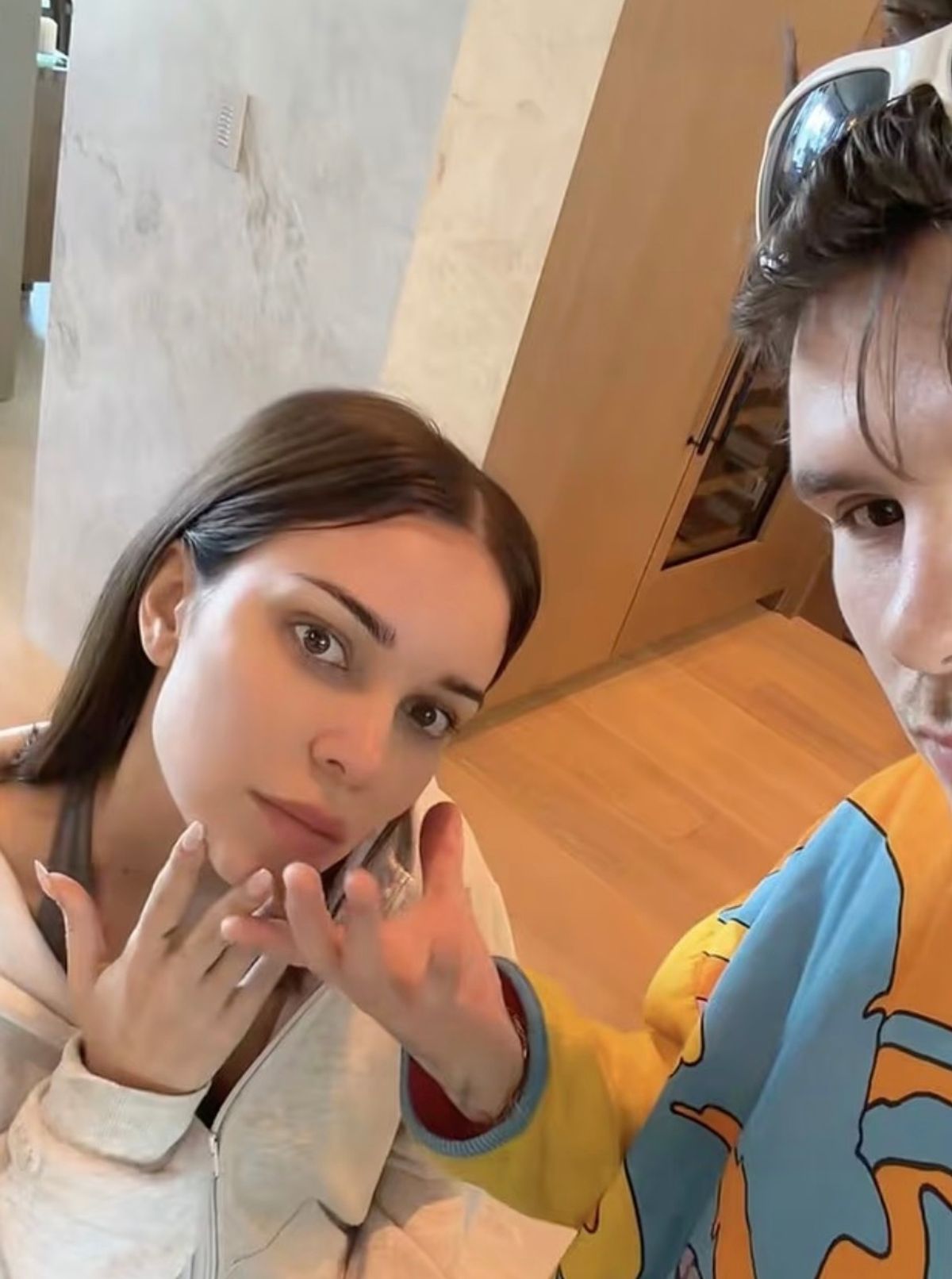 Cruz Beckham's older girlfriend Jackie Apostel 