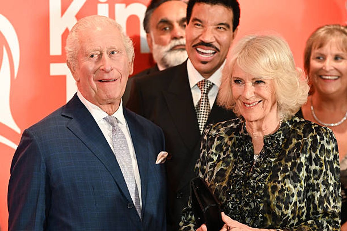 King Charles III, Lionel Richie and Queen Camilla attend the Greater Together Reception