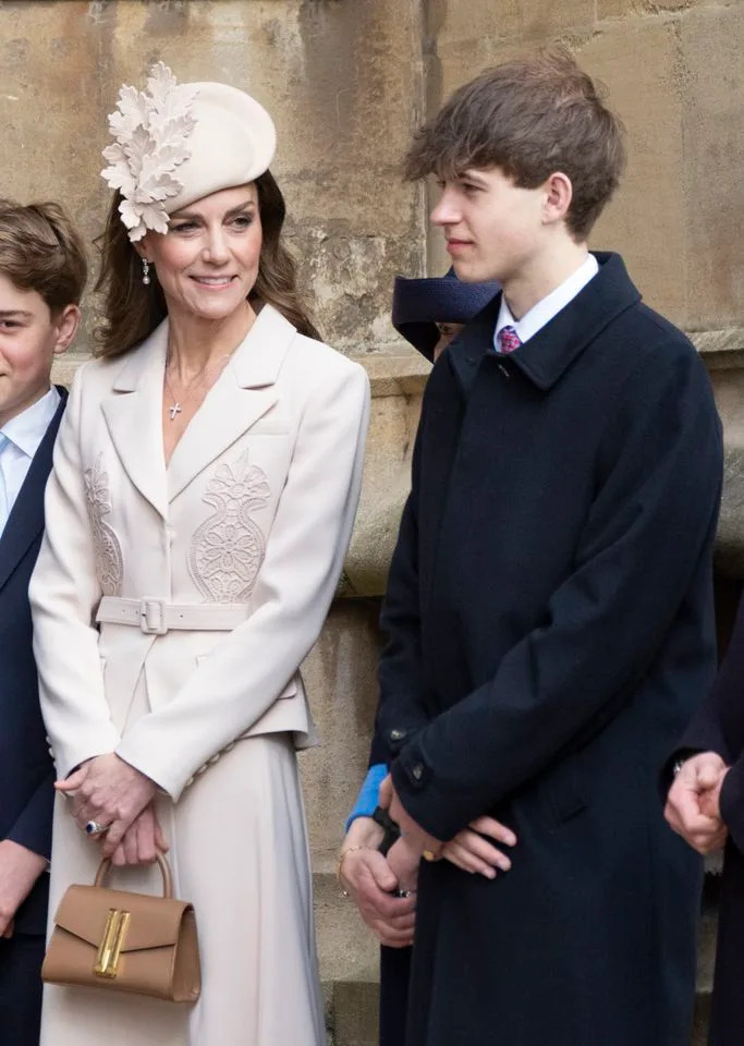 Kate Middleton and James, Earl of Wessex on April 5, 2026.Credit: Getty Images