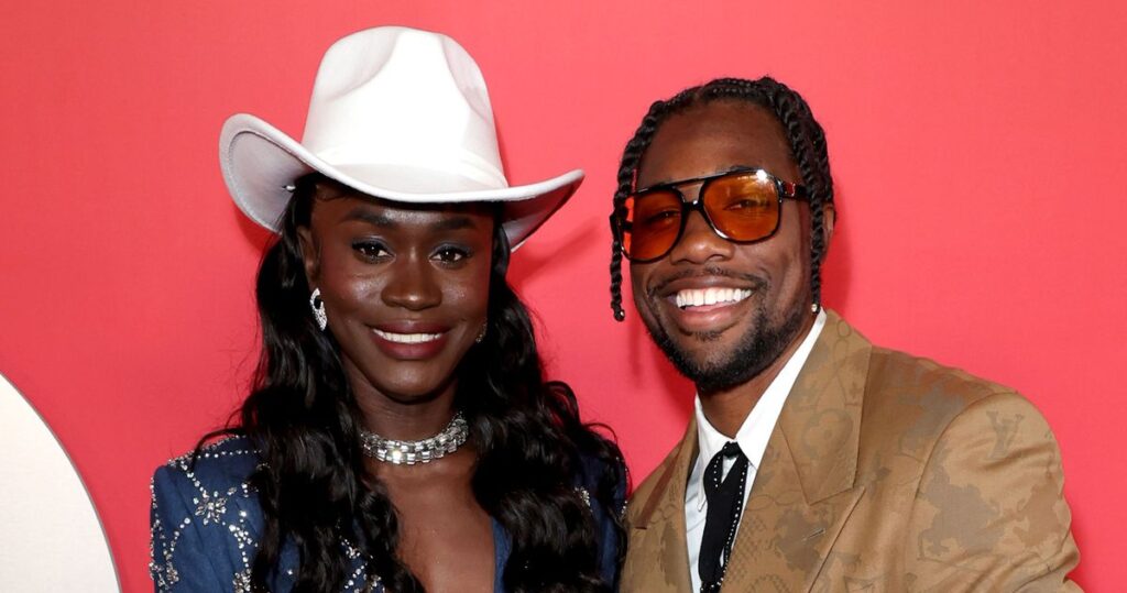 Noah Lyles Had a Lot to Say About His Wife’s Wedding Dress