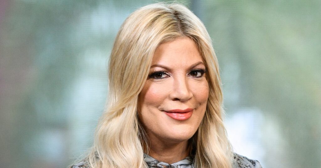 Tori Spelling and seven children taken to hospital after car accident