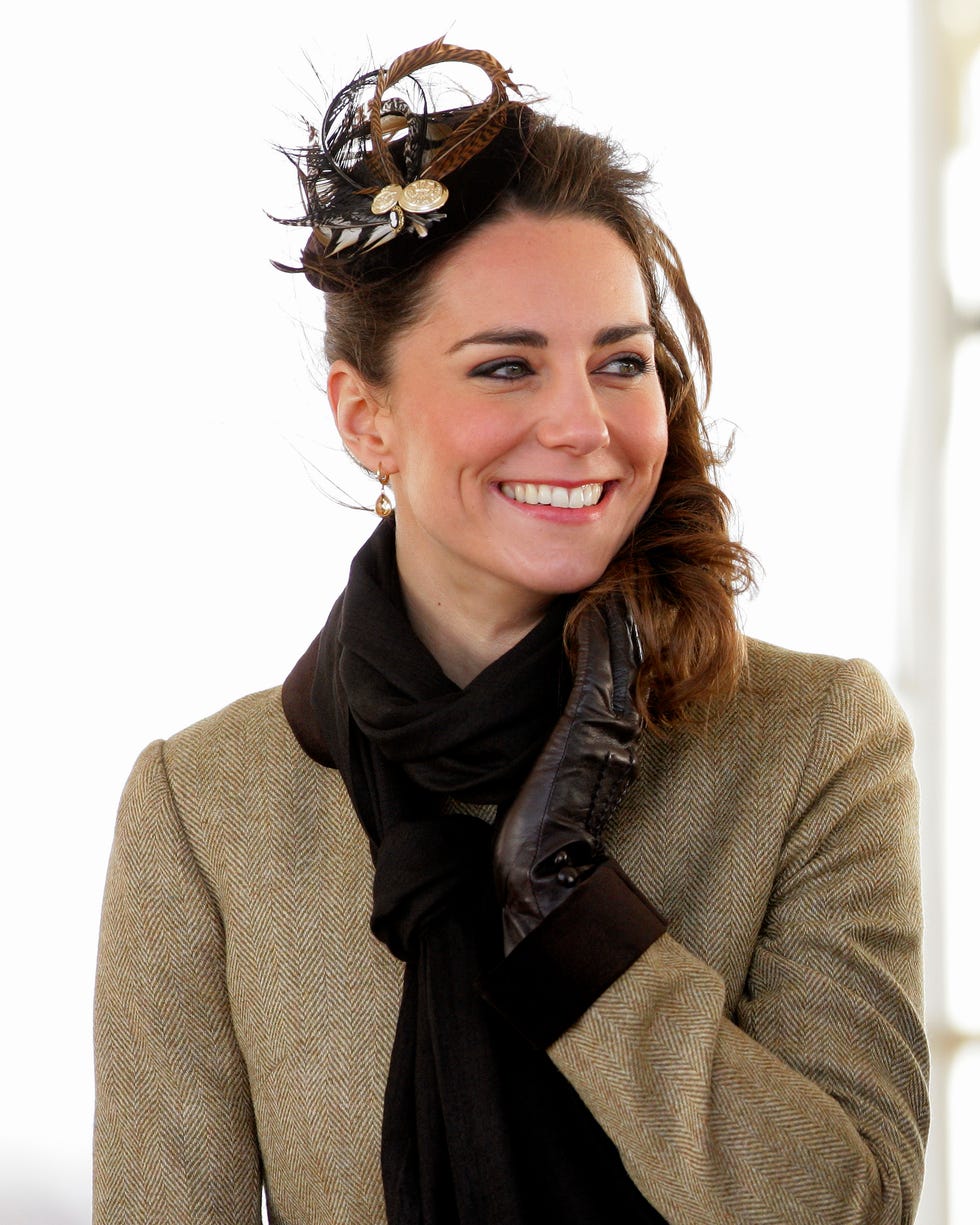 bangor, united kingdom february 24: (embargoed for publication in uk newspapers until 48 hours after create date and time) kate middleton attends the naming ceremony and service of dedication of the atlantic 85 lifeboat hereford endeavour at trearddur bay lifeboat station at anglesey on february 24, 2011 in bangor, wales. (photo by indigo/getty images)