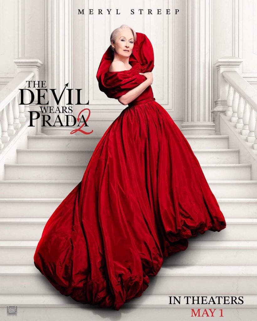 Character Posters for ‘The Devil Wears Prada 2’ (Meryl Streep, Anne Hathaway, Emily Blunt and Stanley Tucci)