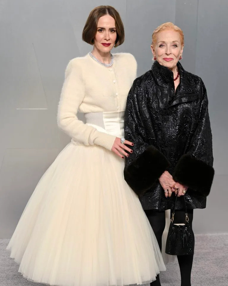 Sarah Paulson and Holland Taylor at the 2026 Vanity Fair Oscar Party.Credit: Karwai Tang/WireImage