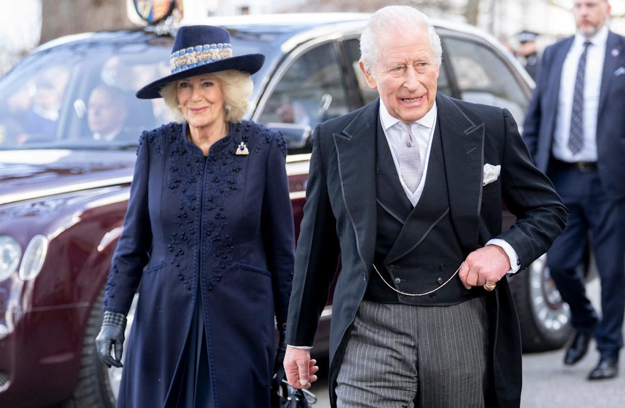King Charles III And Queen Camilla Attend The Royal Maundy Service At St Asaph Cathedral
