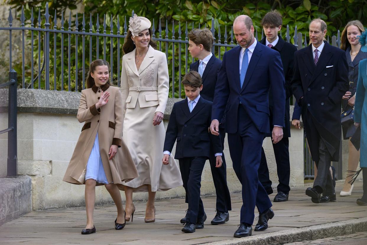 British Royal Family attend Easter Sunday Service at Windsor Castle