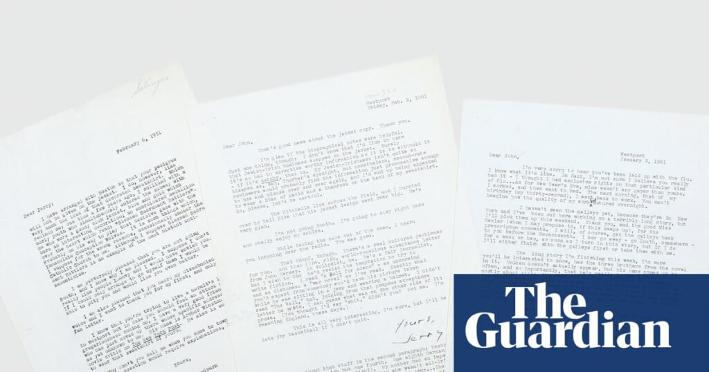 Newly released letters reveal JD Salinger’s wariness over ‘second-rate reviewers’ | JD Salinger