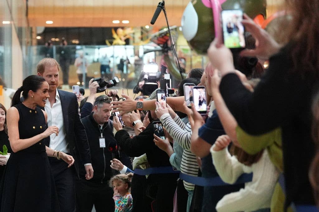 Meghan, Duchess of Sussex and Prince Harry, Duke of Sussex visit the Royal Children's Hospital