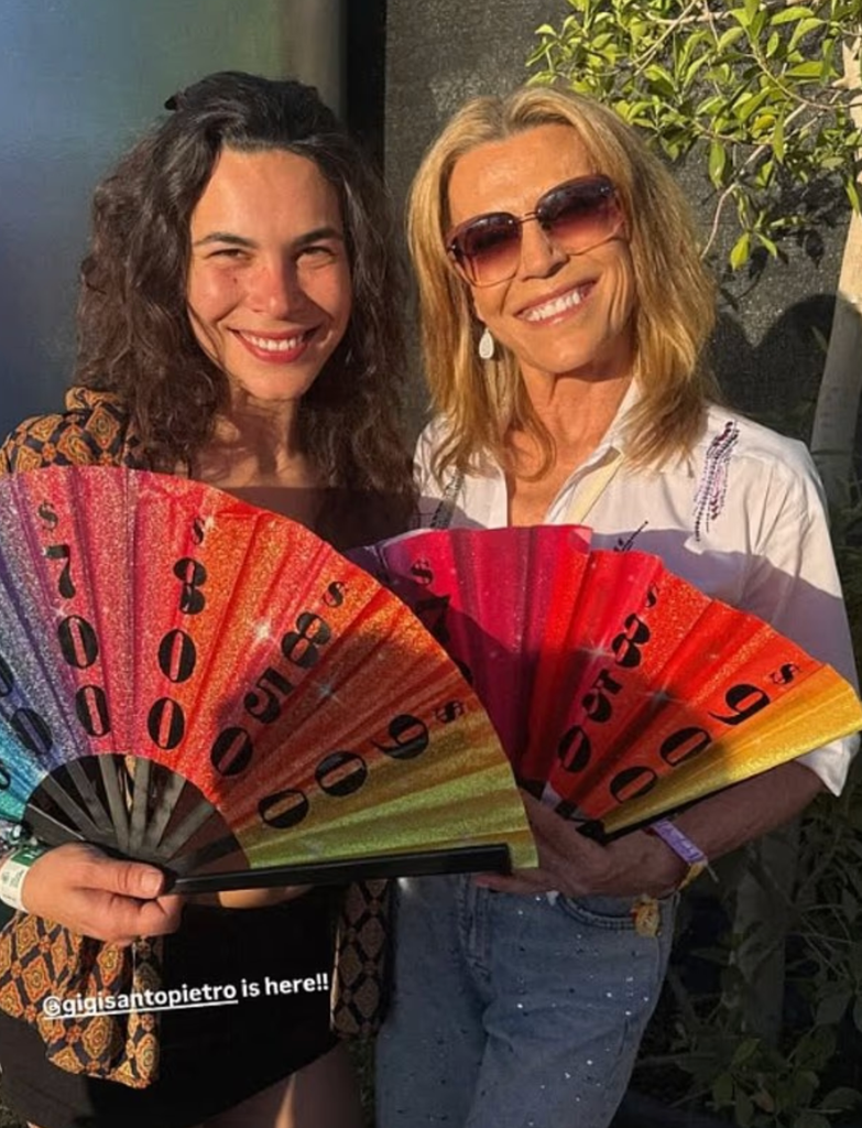 Vanna White and her daughter, Giovanna Santo Pietro party at Coachella