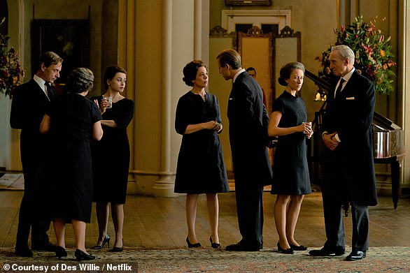 The Royal Family's close relationship was depicted in the hit Netflix series The Crown, where Lord Mountbatten was portrayed by Greg Wise and Charles Dance