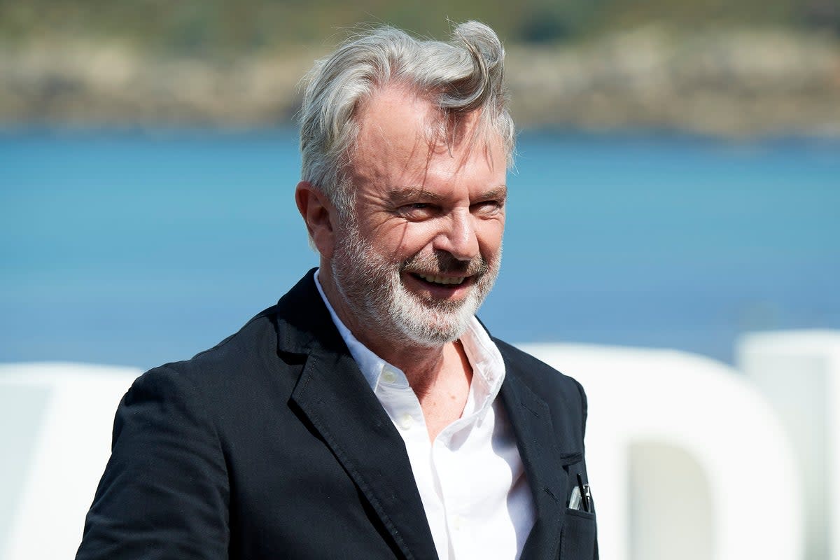 Sam Neill said there is ‘no cancer in my body’ four years after being diagnosed with a rare type of non-Hodgkin lymphoma (Getty Images)