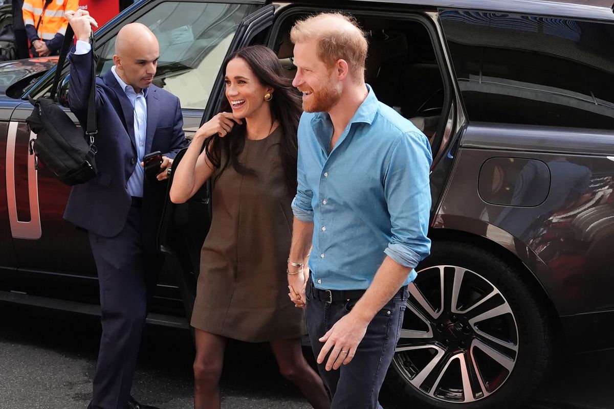 Prince Harry and Meghan Markle in Australia