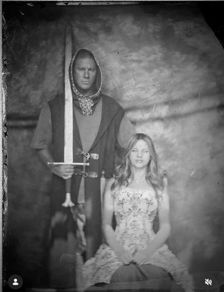 Channing Tatum and daughter Evie spent Easter at a Renaissance fair