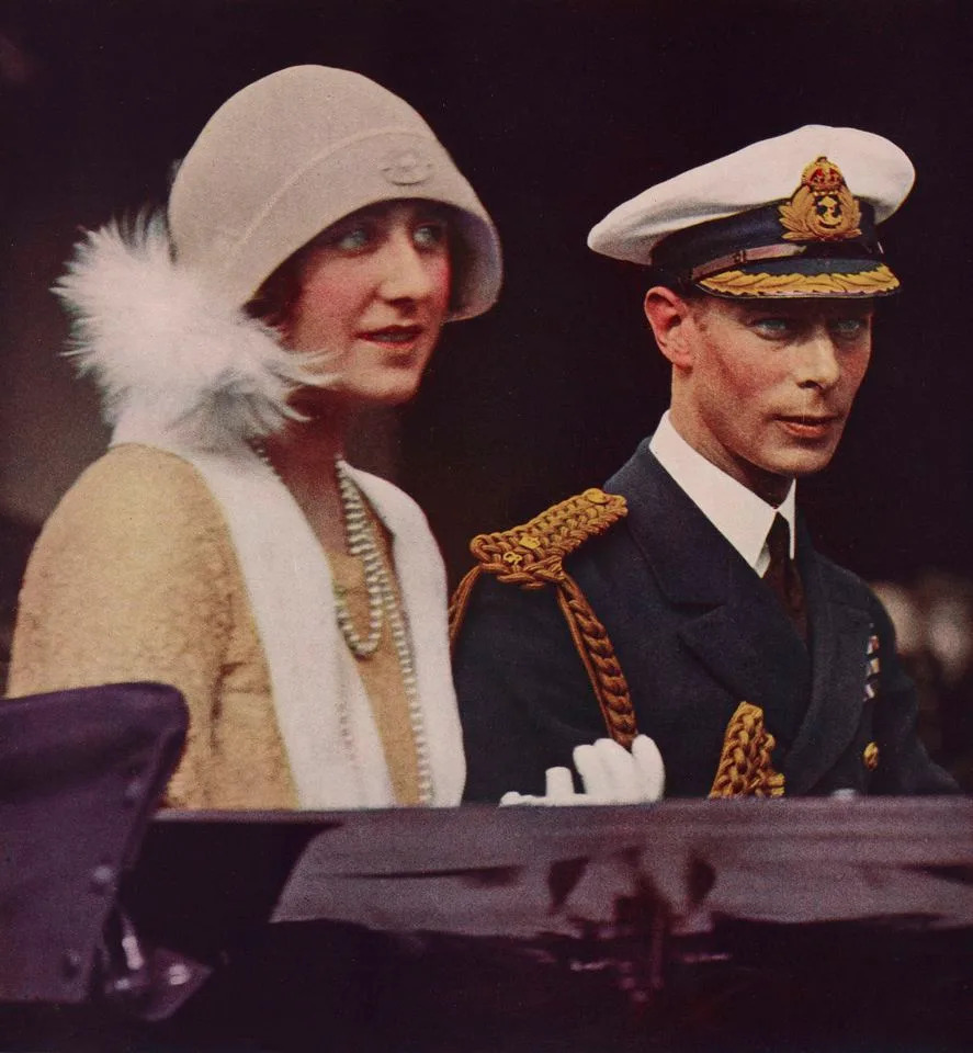 Queen Elizabeth, the Queen Mother and King George VI in Australia in 1927.Credit: Getty Images