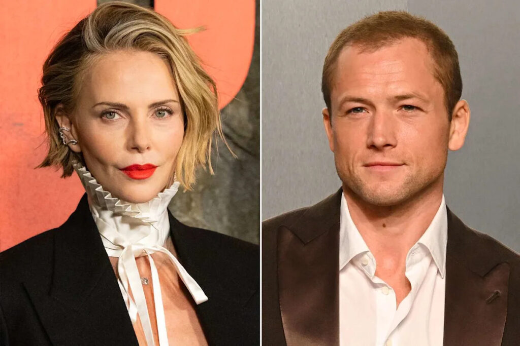 Charlize Theron and Taron Egerton Were 'Forced' to Take Baths Next to Each Other While Making “Apex” (Exclusive)