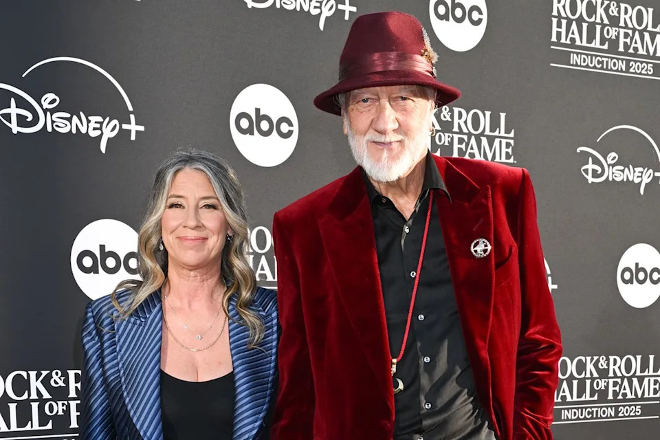 Elizabeth Jordan and Mick Fleetwood at the 2025 Rock & Roll Hall of Fame induction ceremony in Los AngelesCredit: Gilbert Flores/Billboard via Getty