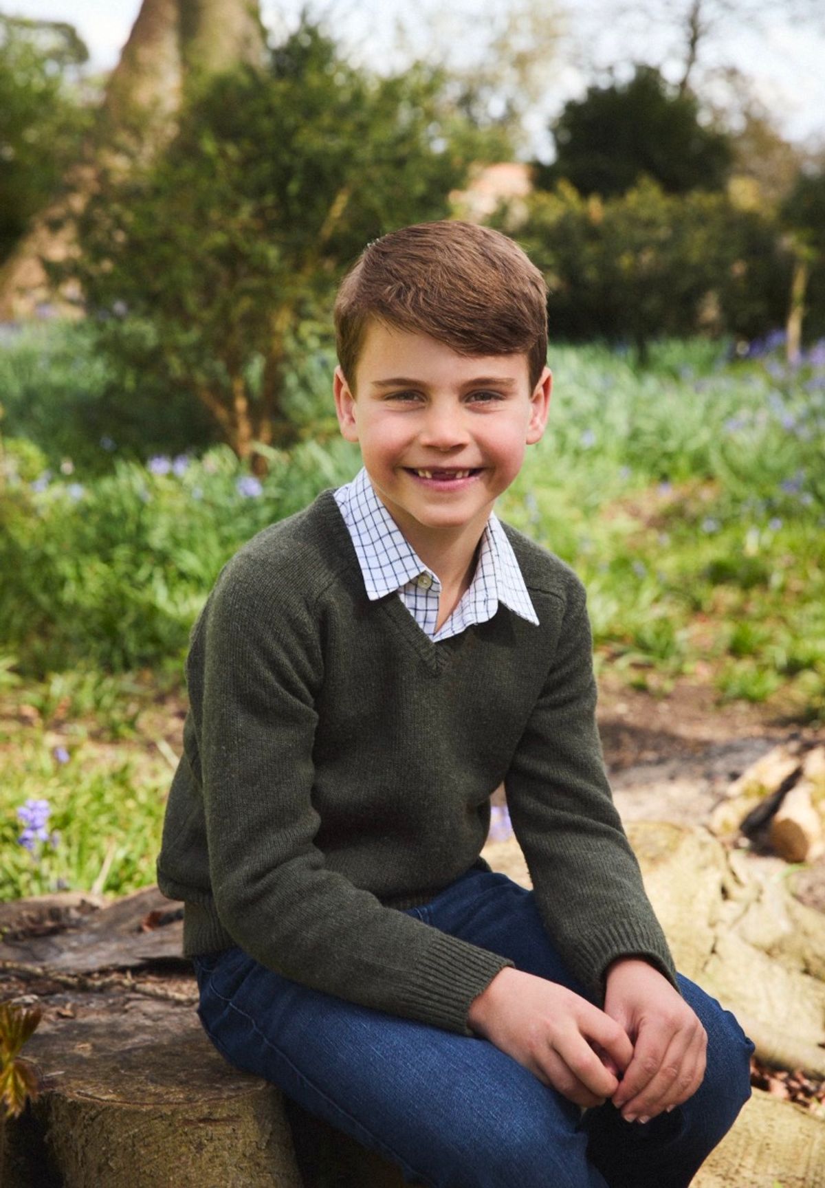 Louis on his seventh birthday last year