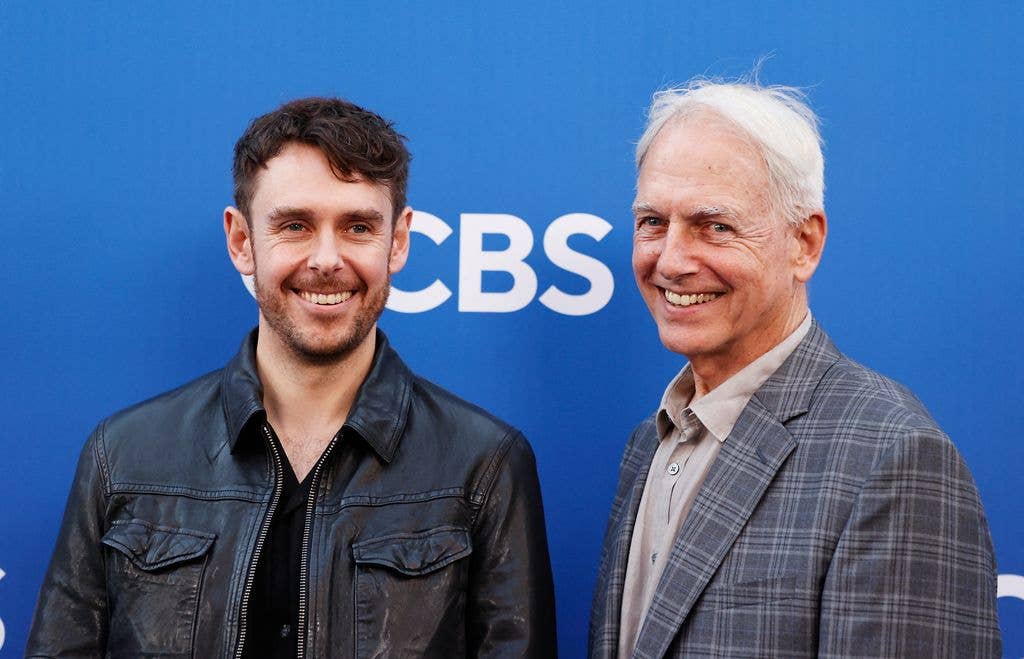 Sean and his father at a CBS event in 2024
