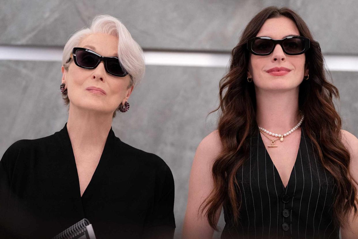 Meryl Streep as Miranda Priestly and Anne Hathaway as Andie Sachs in 'The Devil Wears Prada 2'Credit: Macall Polay/20th Century Studios