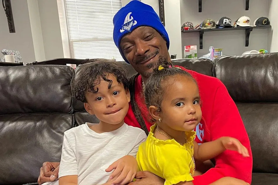 Snoop Dogg with grandchildren.Credit: Shante Monique Broadus/Instagram
