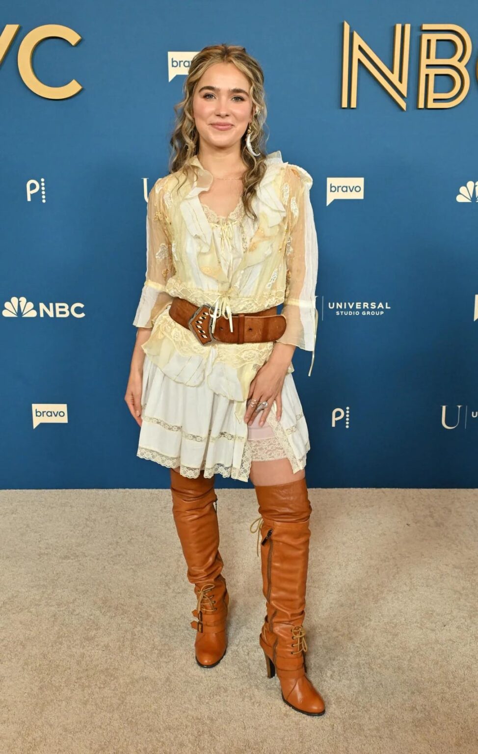 Haley Lu Richardson at NBCUniversal Emmy Luncheon in Beverly Hills April 2026