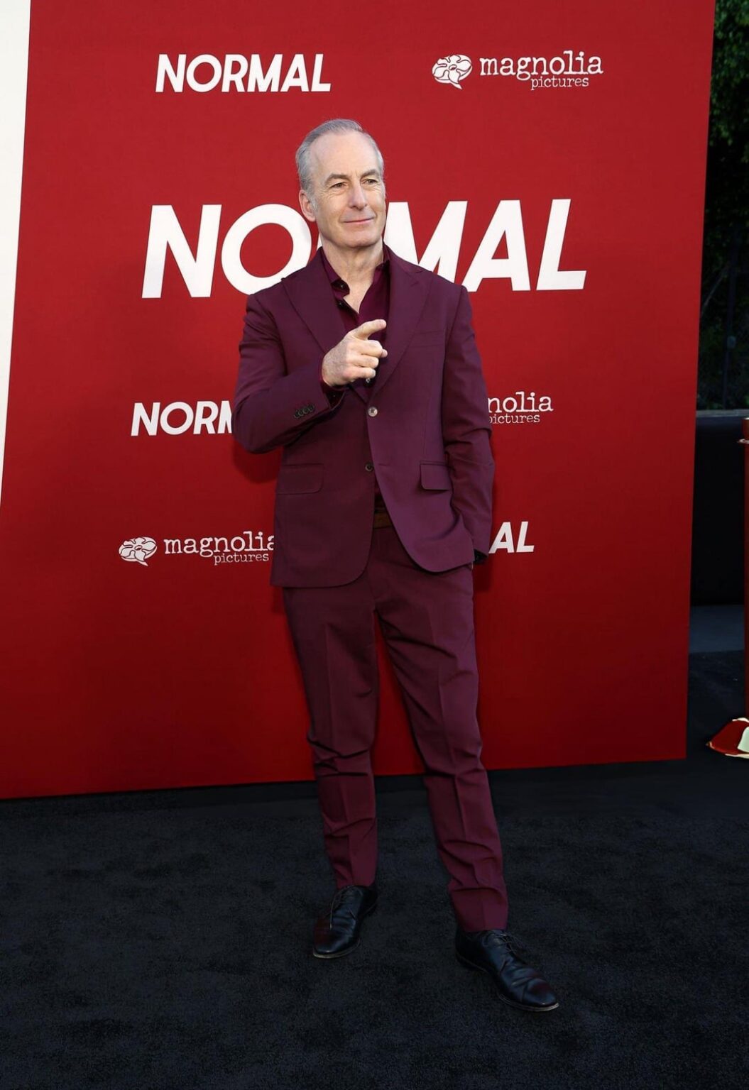 Bob Odenkirk looking handsome as ever at the premiere of Normal ❤️‍🔥