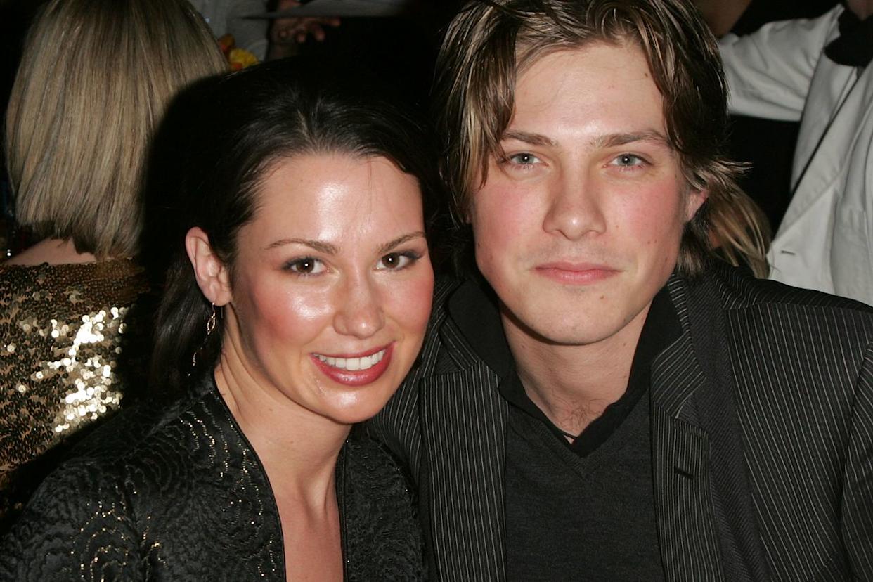 Natalie Hanson and Taylor Hanson attend the 'Entertainment Weekly' Academy Awards viewing party at Elaine's in New York City on Feb. 25, 2007Credit: Peter Kramer/Getty