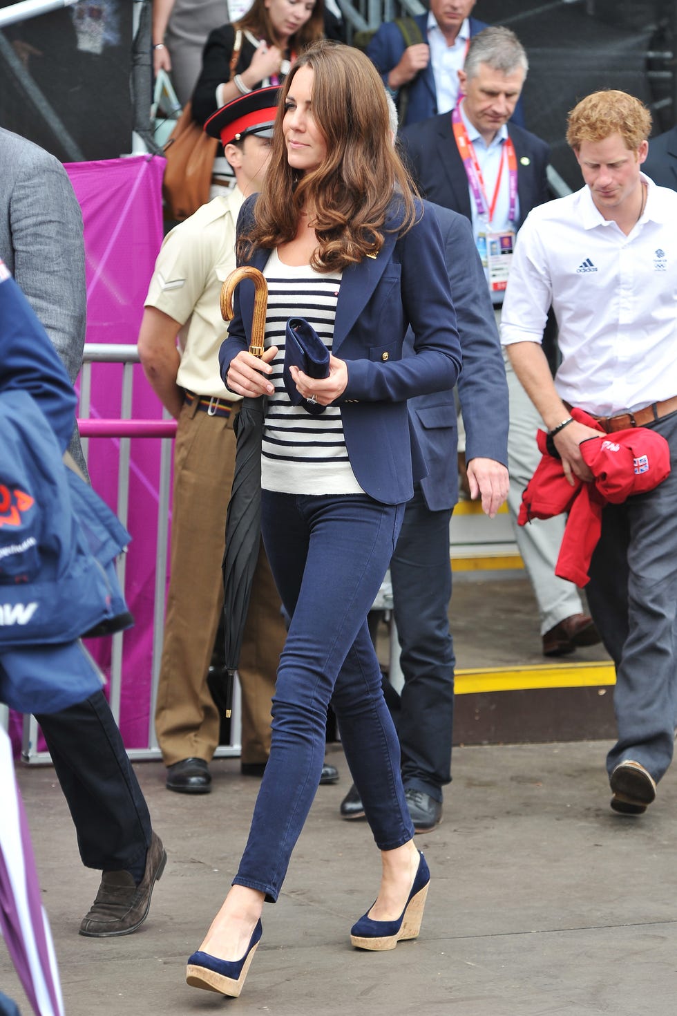 london, england july 31: catherine, duchess of cambridge attends the show jumping eventing equestrian on day 4 of the london 2012 olympic games at greenwich park on july 31, 2012 in london, england. (photo by pascal le segretain/getty images)