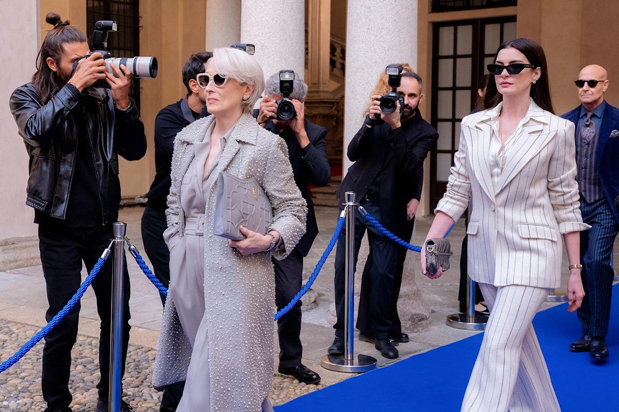 Meryl Streep as Miranda Priestly and Anne Hathaway as Andy Sachs in 'The Devil Wears Prada 2'Credit: Macall Polay/20th Century Studios