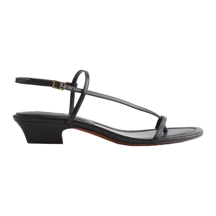 The Maycie Asymmetric T-Strap Sandal