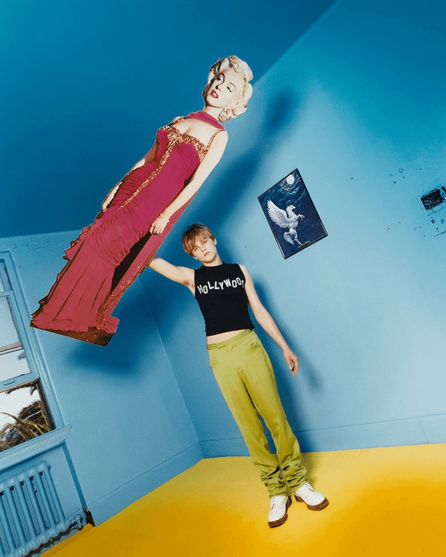 Leonardo DiCaprio by David LaChapelle for The Face (1995)