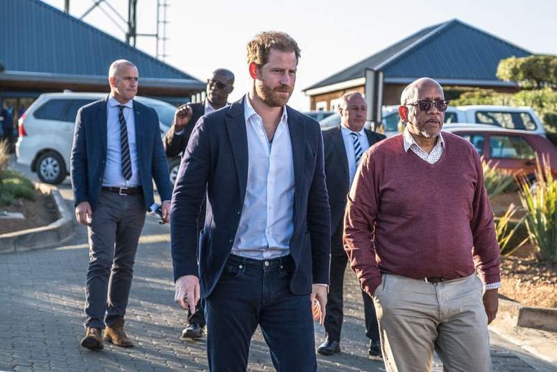 Prince Harry and Prince Seeiso of Lesotho | Source: GETTY