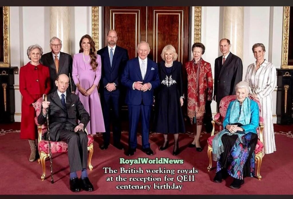 The royal family slimming excluding the younger generation