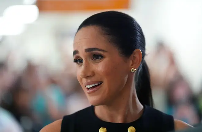 The Duchess of Sussex during a visit to the Royal Children's Hospital Melbourne, Victoria