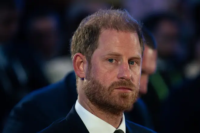 Prince Harry, Duke of Sussex, delivered a speech during the Kyiv Security Forum