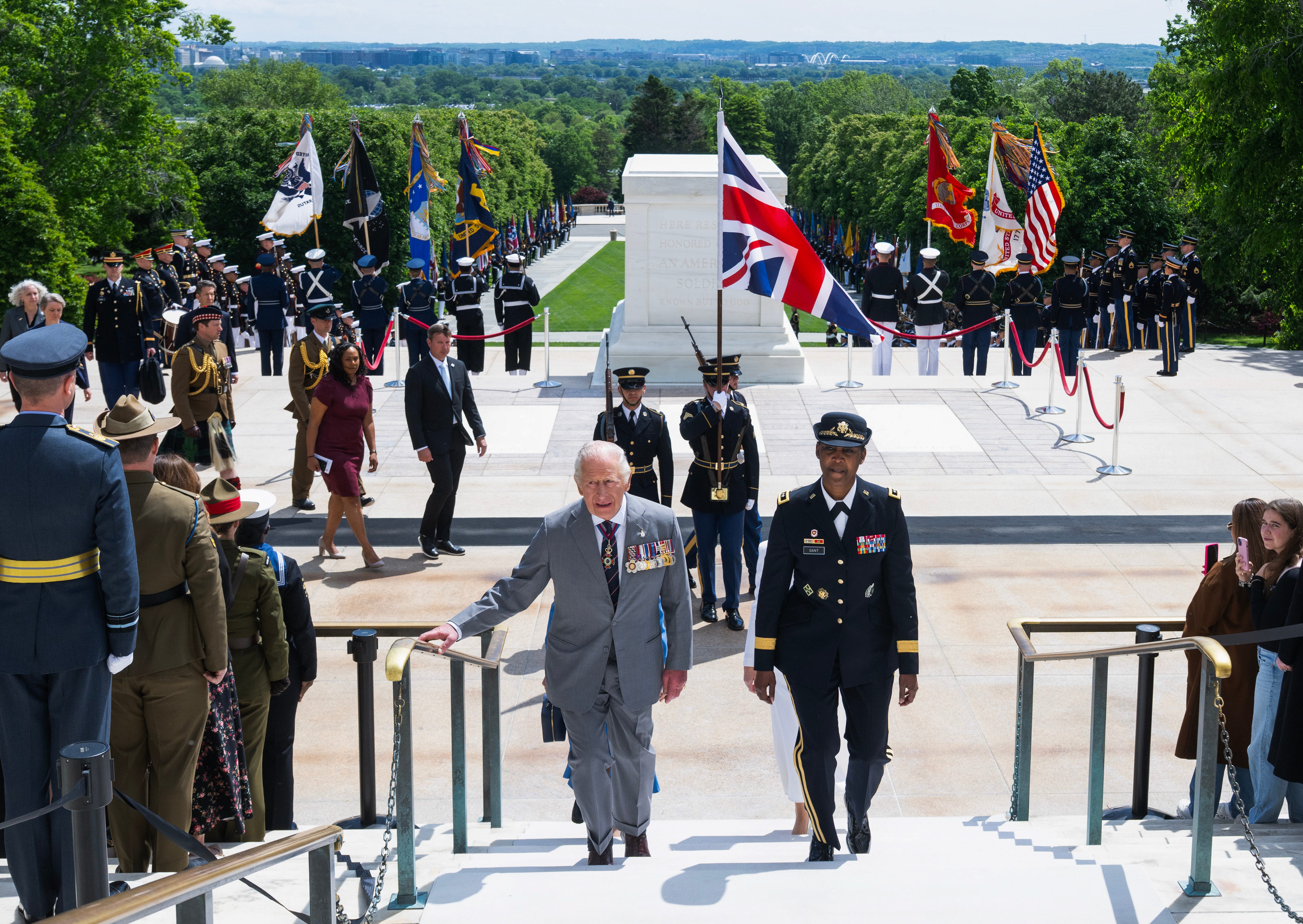 King Charles III And Queen Camilla Wrap Up State Visit In Washington DC Area