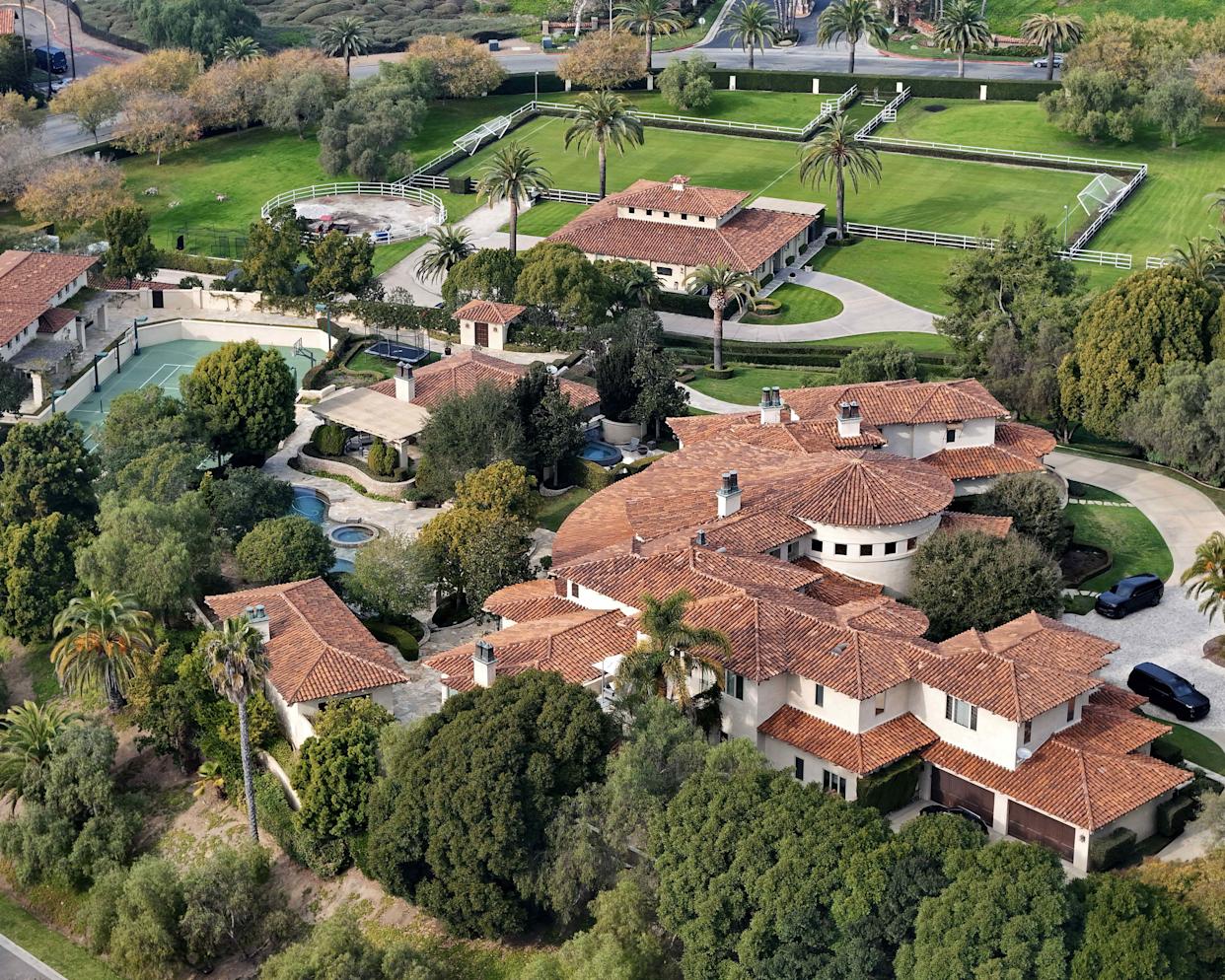 NFL star Russell Wilson and singer Ciara's $54.9 million San Diego mansion.Credit: Kevin Carter/Getty Images