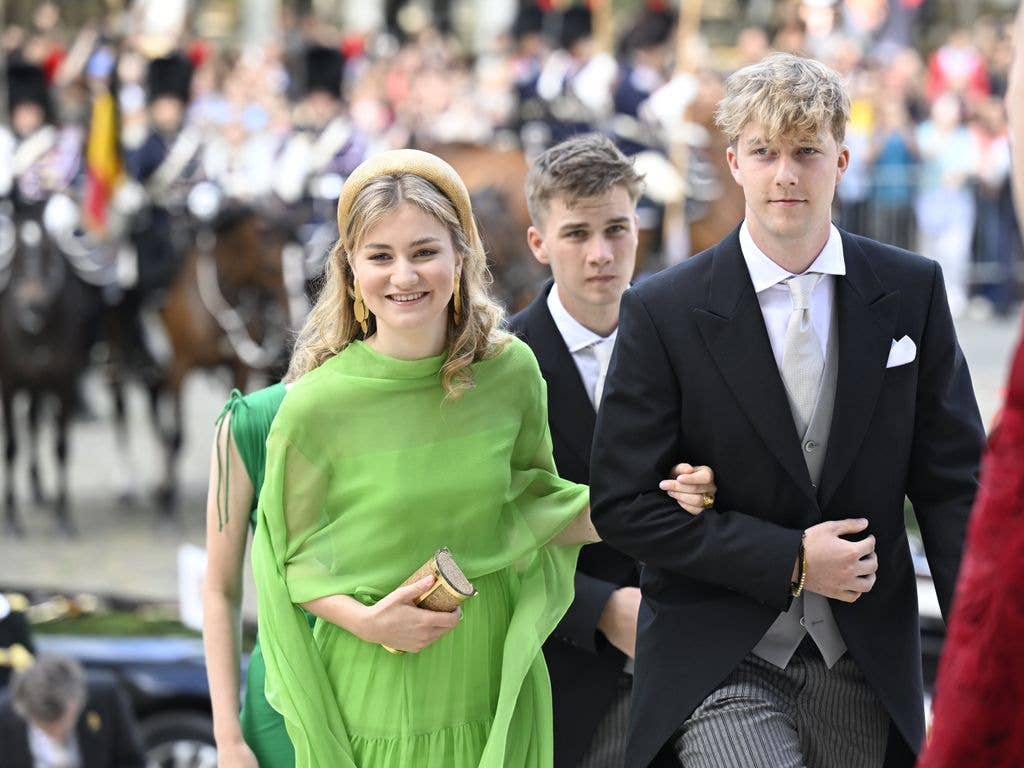 Prince Emmanuel attends the Te Deum organised for the national Day 2025