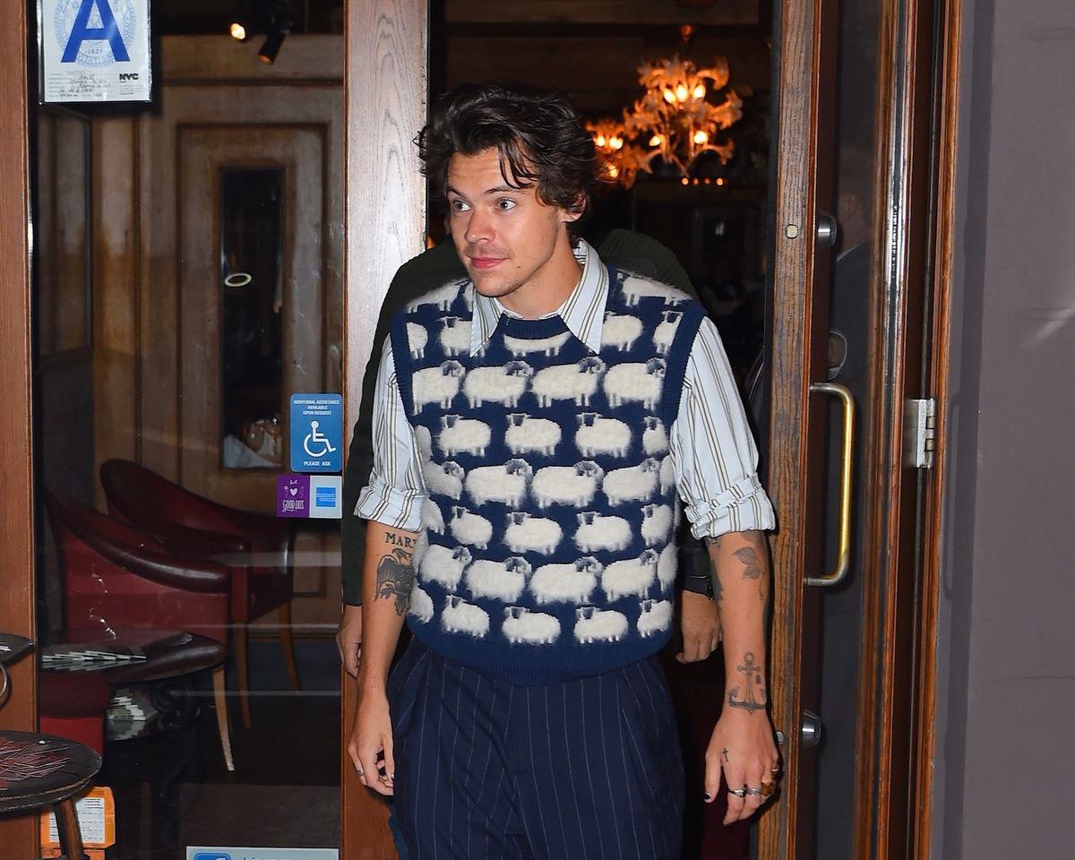 Harry Styles seen out and about in Manhattan on November 12, 2019.Credit: Robert Kamau/GC Images