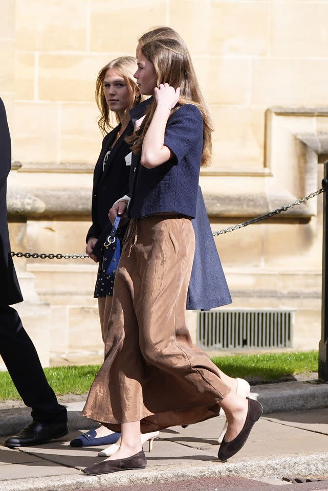 Isla Phillips, Savannah Phillips, and Georgina Sperling on April 5, 2026Credit: Getty