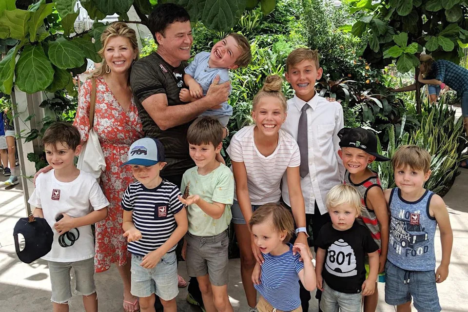 Donny Osmond and his grandchildren.Credit: donnyosmond/Instagram