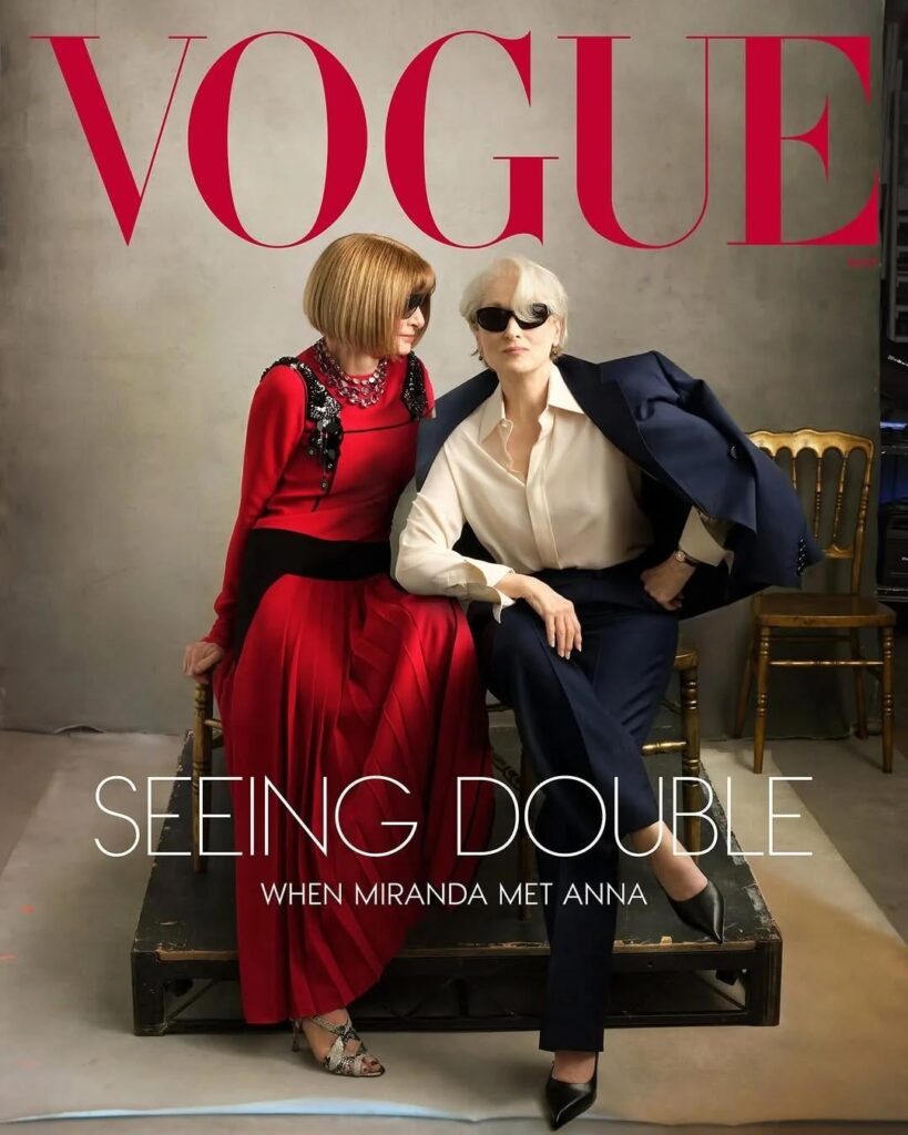 Anna Wintour and Meryl Streep for Vogue