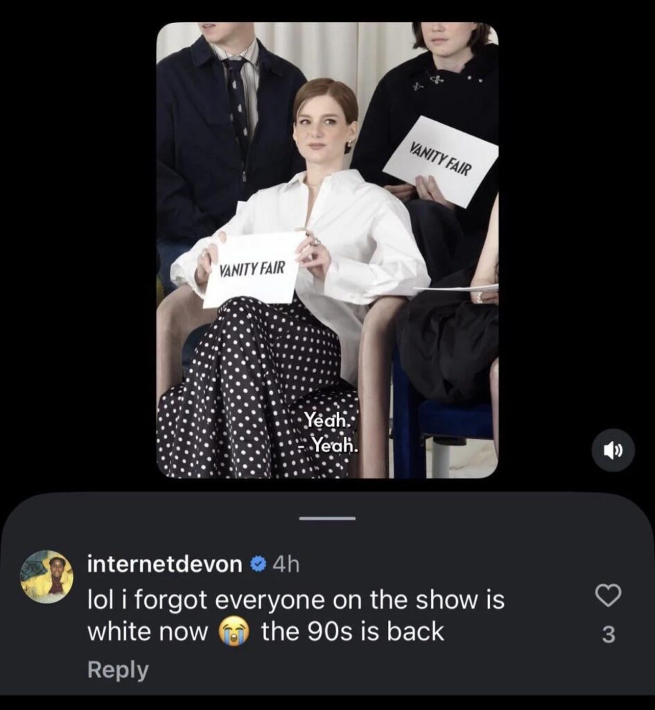 Former cast member Devon Walker comments on SNL Vanity Fair video