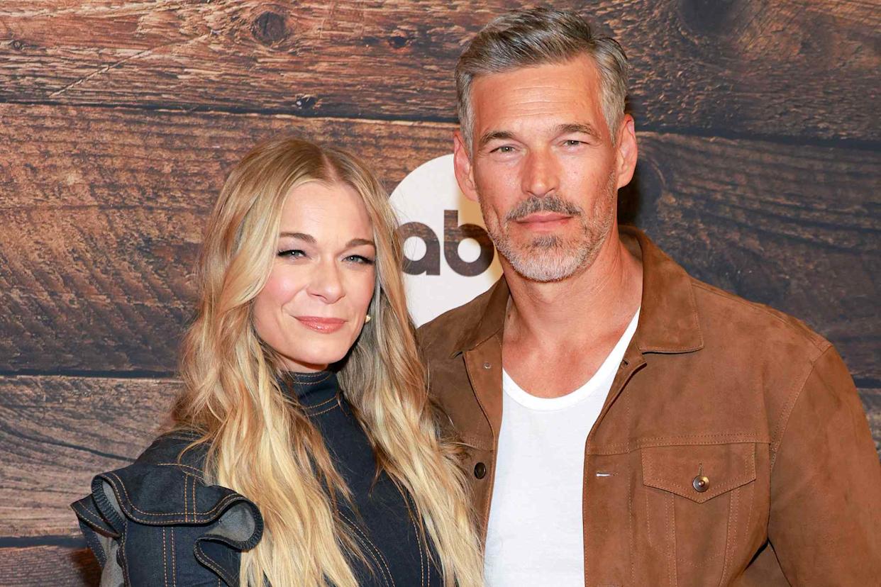 LeAnn Rimes and Eddie Cibrian in OctoberCredit: Jason Kempin/Getty